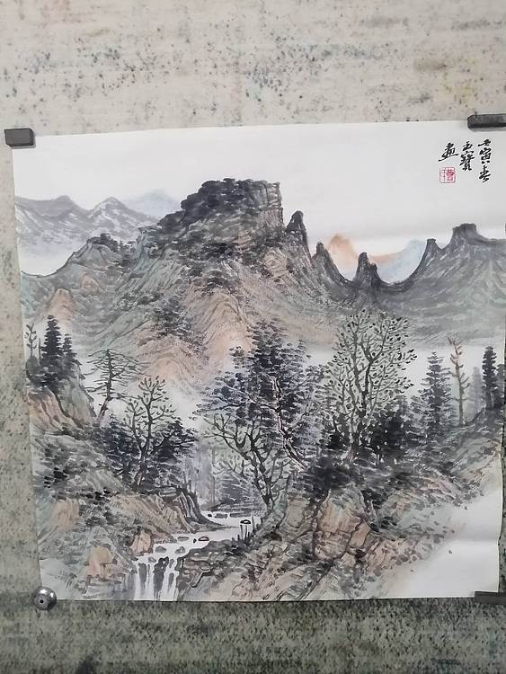 曹玉宝 三尺斗方山水