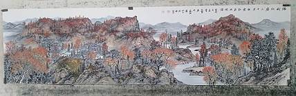 曹玉宝 隔断红尘三十里，白云红叶两悠悠