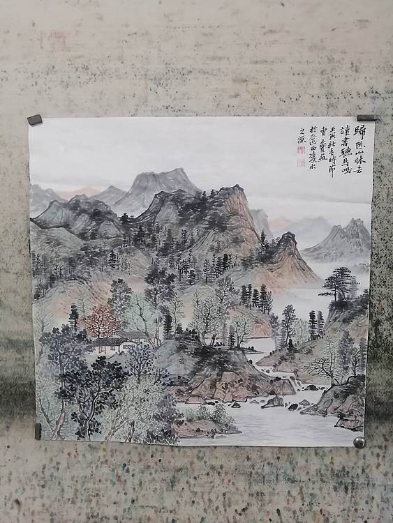 曹玉宝 归隐山林去,读书听鸟鸣