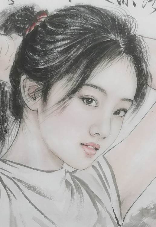 国家一级美术师 郑辉贤 山间倩影