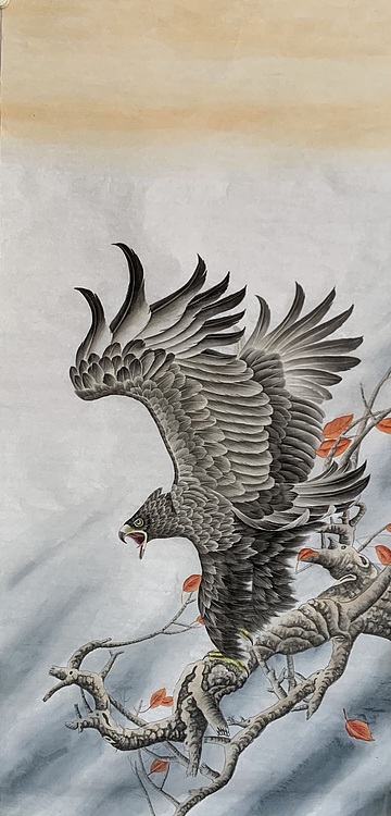 王振兴 四尺整纸鹰（雄风）