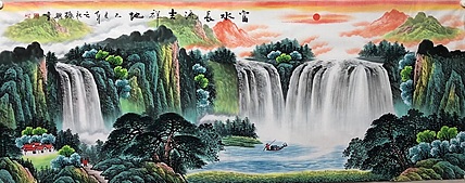 王振兴 小六尺山水