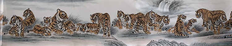 王振兴 百虎图