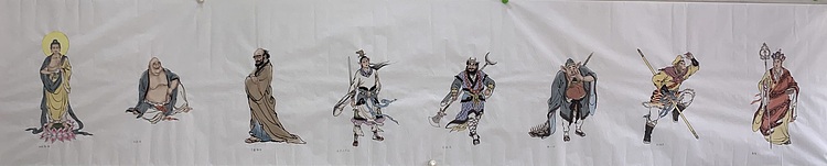 王振兴 长卷（西游记）