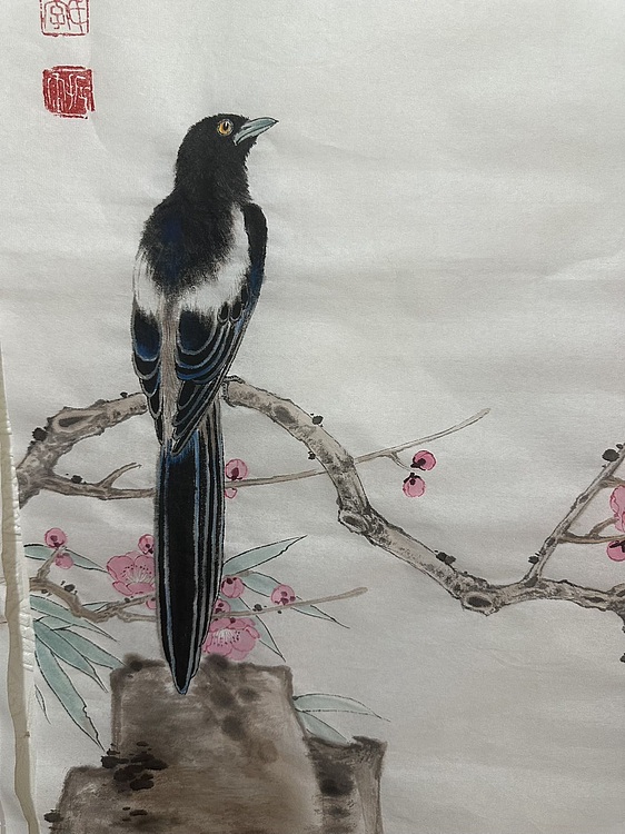 老苍 春意悄悄满枝头