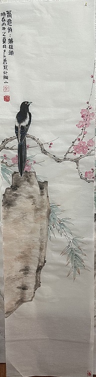 老苍 春意悄悄满枝头
