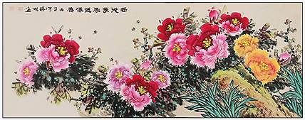 高晓林 （5732）国家一级美术师，江苏省美协会员，小六尺厅堂牡丹