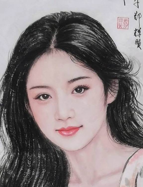 国家一级美术师 郑辉贤 郑辉贤原创三尺生宣纸作品