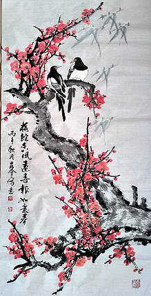 山东省美协会员 闫友会 梅绽香风远