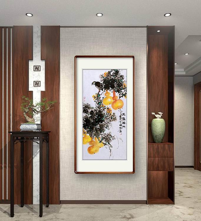 高晓林 （5789）国家一级美术师，江苏省美协会员，三尺玄关葫芦