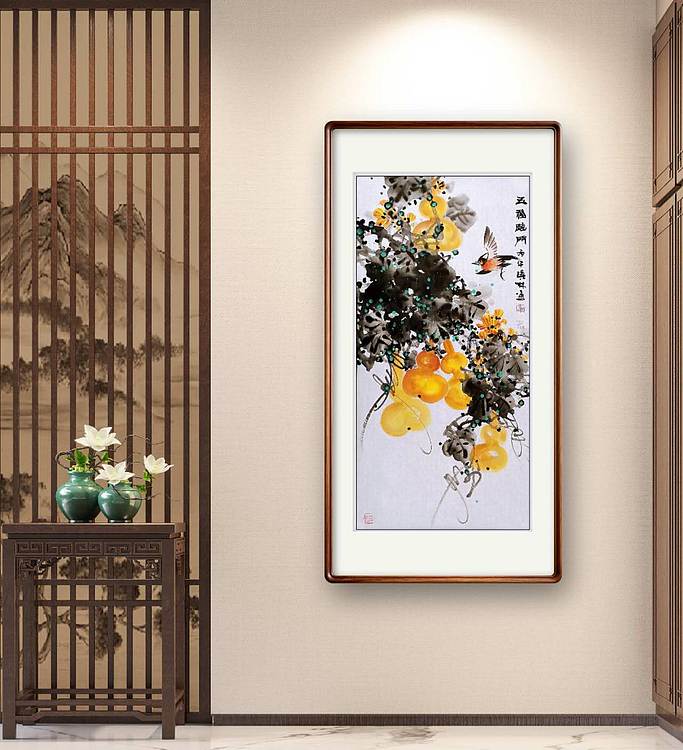 高晓林 （5788）国家一级美术师，江苏省美协会员，三尺玄关葫芦
