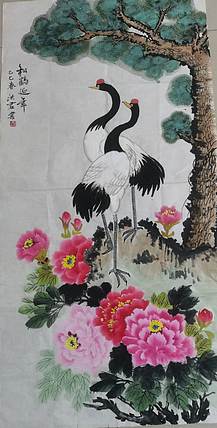 洪君 松鹤延年