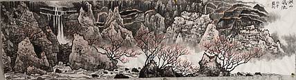 骆裕 秋山飞瀑