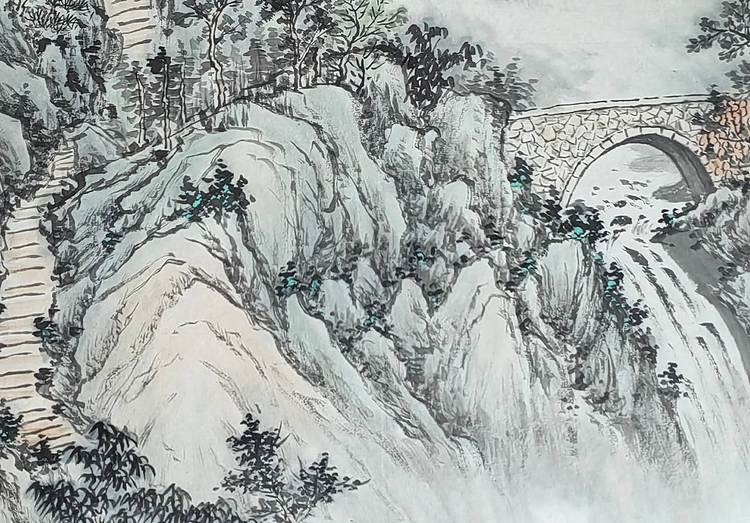 周植筠 家山清韵