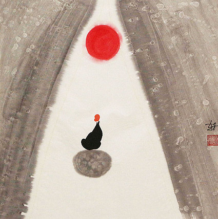 赵芳 人物 国画