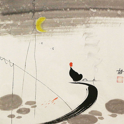 赵芳 人物 国画