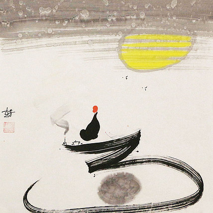 赵芳 人物 国画