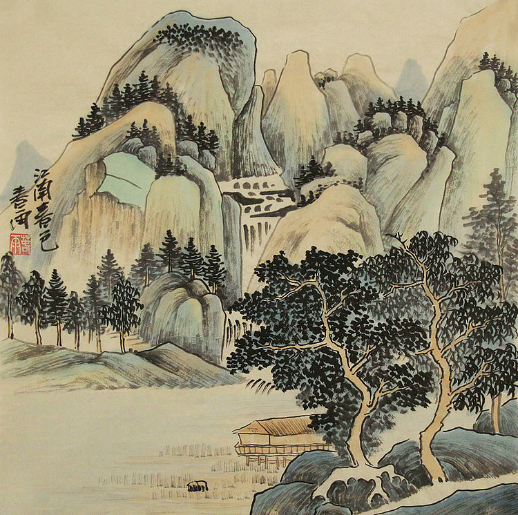 王春雨 山水 国画