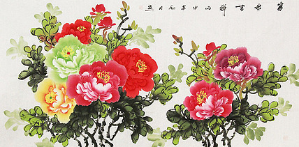 花开富贵   杨伟华 花鸟 国画