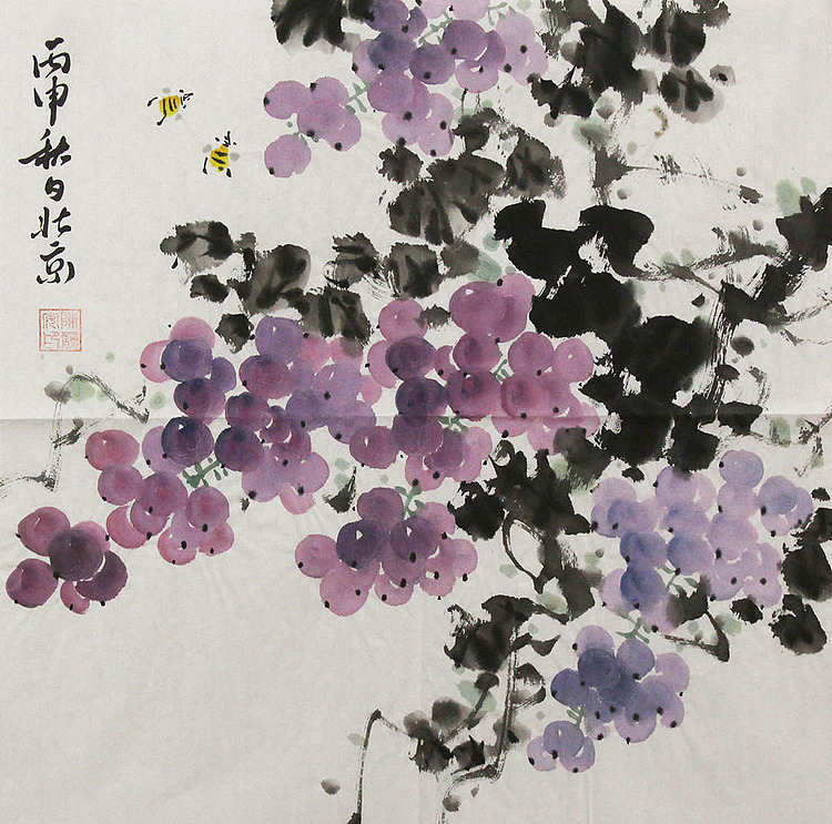 当代潜力艺术家 陈履安  多子多福