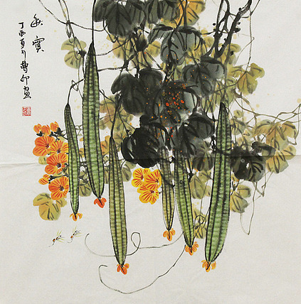 曹印 花鸟 国画