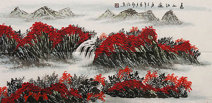 职业画家 国画作品 山水 国画