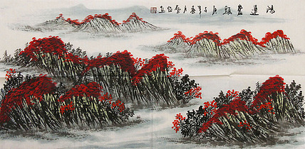 职业画家 国画作品 山水 国画