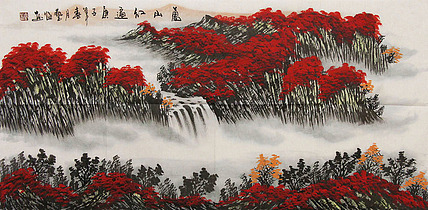 职业画家 国画作品 山水 国画