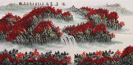 职业画家 国画作品 山水 国画