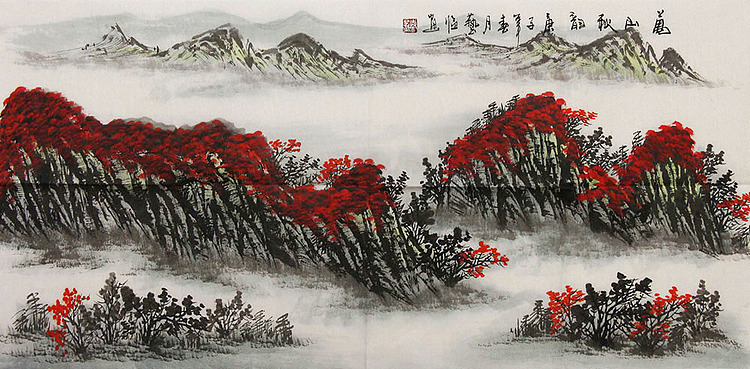 职业画家 国画作品 山水 国画