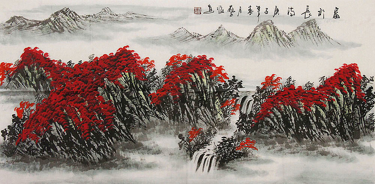 职业画家 国画作品 山水 国画