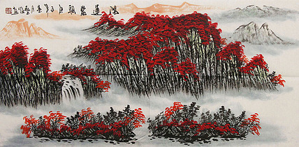 职业画家 国画作品 山水 国画