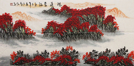 职业画家 国画作品 山水 国画
