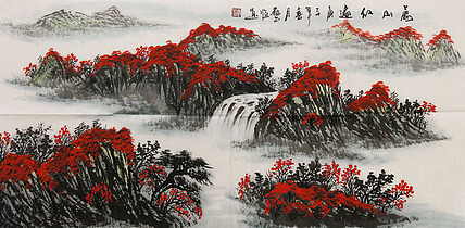 职业画家 国画作品 山水 国画