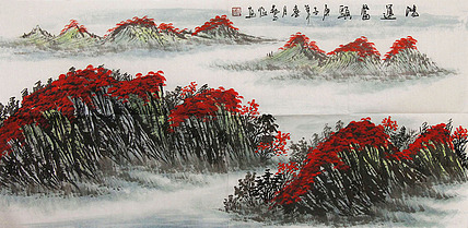 职业画家 国画作品 山水 国画
