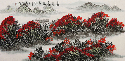 职业画家 国画作品 山水 国画