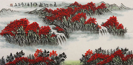职业画家 国画作品 山水 国画