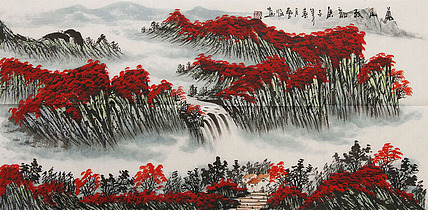 职业画家 国画作品 山水 国画