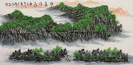 职业画家 国画作品 山水 国画