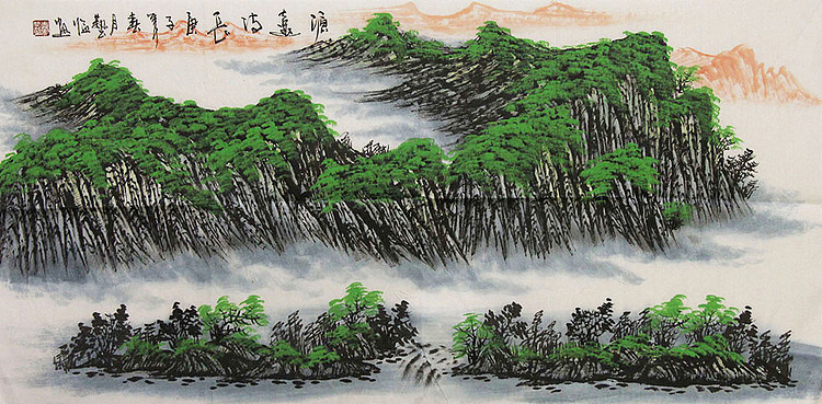 职业画家 国画作品 山水 国画