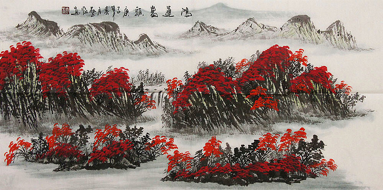 职业画家 国画作品 山水 国画
