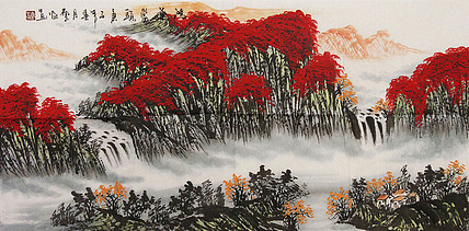 职业画家 国画作品 山水 国画