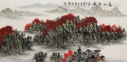 职业画家 国画作品 山水 国画