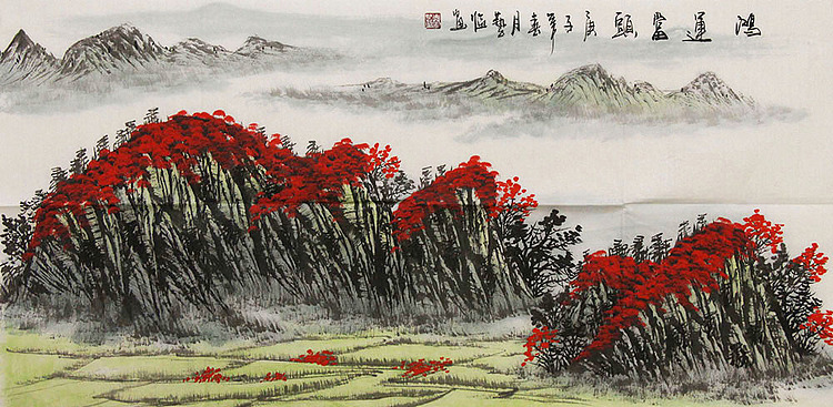 职业画家 国画作品 山水 国画
