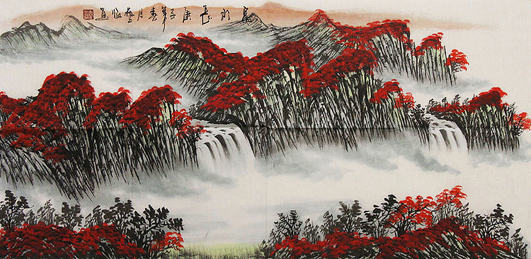 职业画家 国画作品 山水 国画