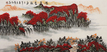 职业画家 国画作品 山水 国画