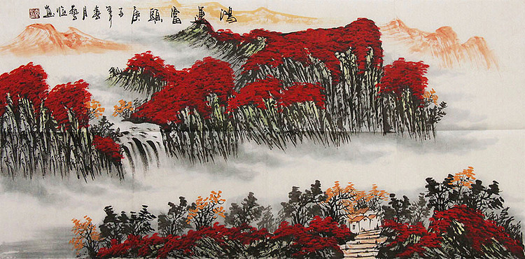 职业画家 国画作品 山水 国画