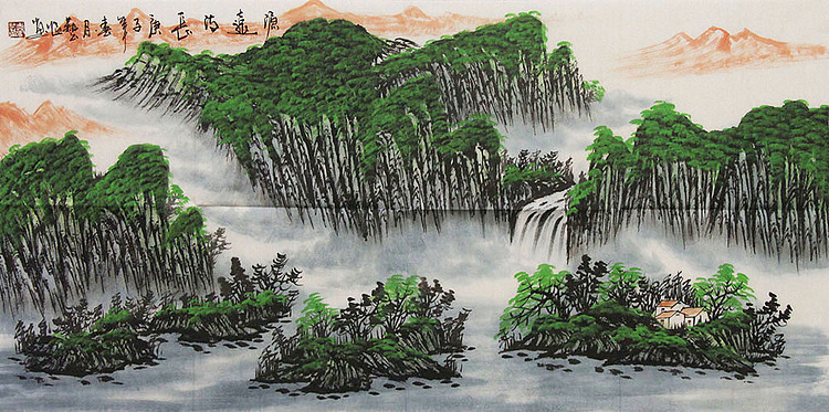 职业画家 国画作品 山水 国画