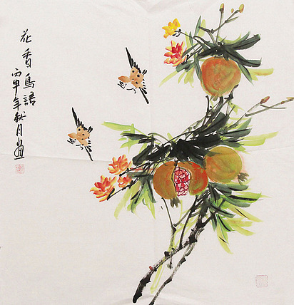 花香鸟语