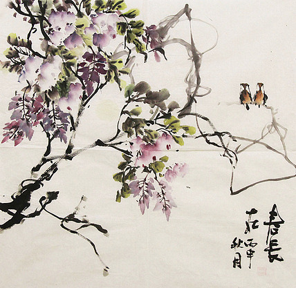 职业画家 国画作品 花鸟 国画